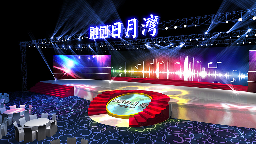 融創日月灣 流動的濱海劇場——黃毫金藝術工作室的舞臺設計美學